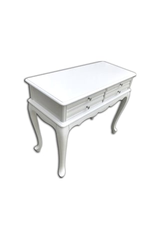 Dresuar St Elzem Klasik Pervaz Kayın Aslan Parlak Beyaz Dalga Ayna Çekmec El Yapı Beyaz