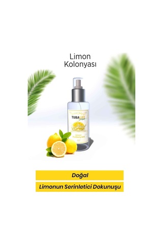 Tubalife 80 Derece Limon Kolonyası 100 ML