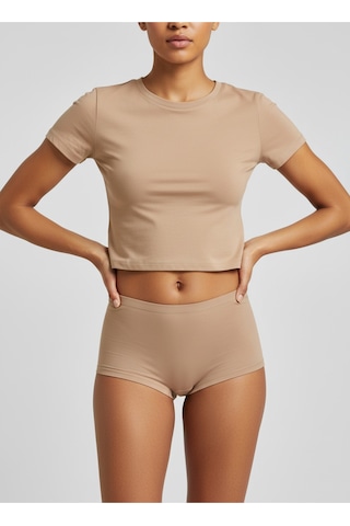 Auw Kadın Lastiksiz Pamuklu Modal Basic Boyshort 6'lı - Softfit Çok Renkli