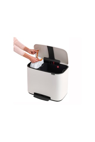 Brabantia Çöp Kutusu İki Bölmeli 11+23 Lt Bo Pedal Bin 121142