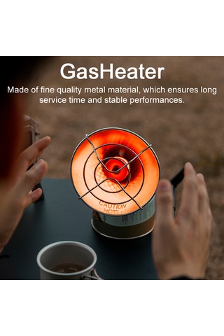 Açık Kamp Balıkçılık Gasheaters Taşınabilir Isıtma Çok Renkli Çok Renkli