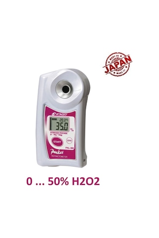 Atago Pal-39S Refraktometre - H2O2 Ölçüm Refraktometresi- El Tipi