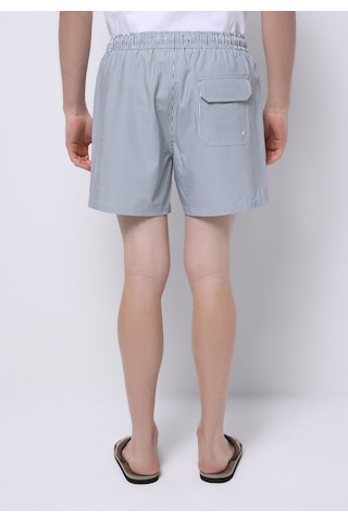 Colin's Colins Slim Fit Çizgili Erkek Yeşil Deniz Şortu Cl1072291 Q1.v1 Kha Haki