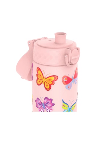 Ion8 - Paslanmaz Çelik İnce Suluk - Kelebek - 600 Ml - Sızdırmaz Çok Renkli