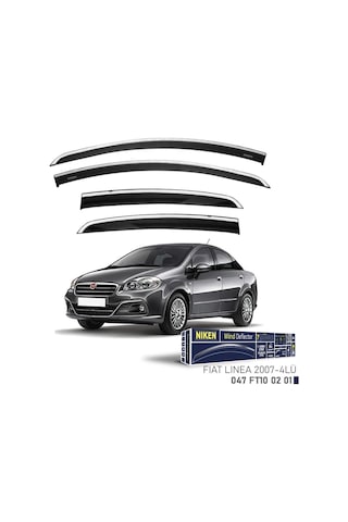 Fiat Linea Niken Kromlu Cam Rüzgarlığı 4lü Set 2007 2017