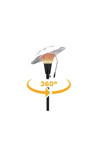 Aygaz 360 Isı Odağı Dış Mekan Isıtıcı 13 Kw, Lpg Li, Tekerlekli, Ayarlanabilir Isı