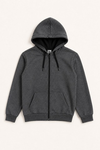 Beniizle Kapüşonlu Unisex Çocuk Eşofman Takımı Antrasit