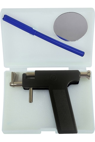 Geeksen Profesyonel Kulak Delme Seti - 98 Parça Küpe Ve Ağrısız Kullanım