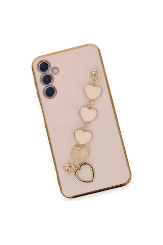 Uray Store Samsung Galaxy Uyumlu A24 4g Kılıf Esila Silikon - Pudra