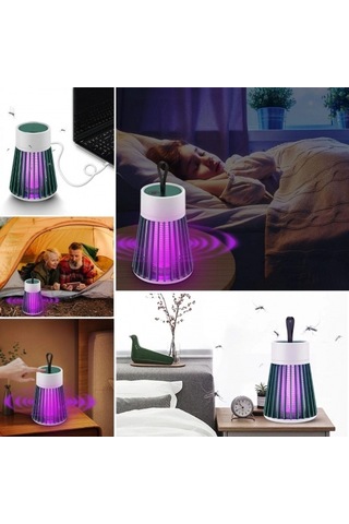 İç Ve Dış Mekanlar İçin Şarjlı Sinek Öldürücü Sivrisinek Kovucu,uv Işıklı Sineksavar Taşınabilir Gec