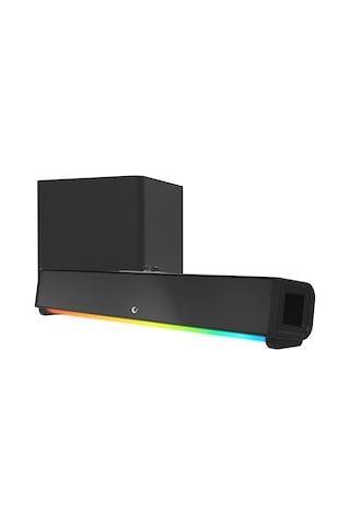 Rampage Rm-1 Soundwave Plus Siyah Total 64w 16v/4.06a Bt+usb+aux+tf Kartlı Gaming Soundbar Speaker