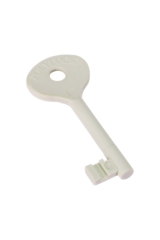 Poly-plastik İç Kapı Kilidi beyaz