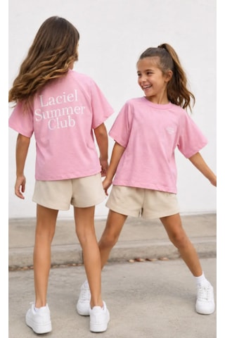 Baby Lory Kids Store Koyu Pembe T-shirt Ve Şortlu Takım
