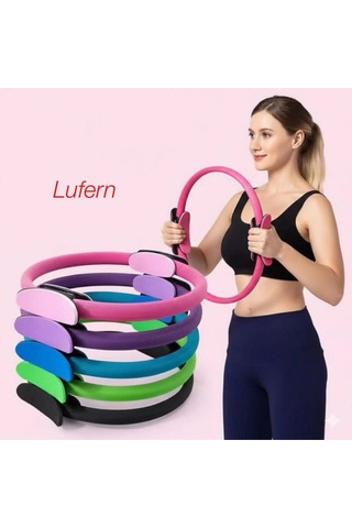 Dayanıklı Esnek Pilates Çemberi Yoga Rehabilitasyon Vücut Şekillendirme Kas Güçlendirme Duruş Kalça Çok Renkli