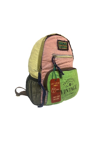 Old Cotton Cargo Kaliteli Tek Bölmeli Vintage Disayn Günlük Gezi Okul Sırt Çantası North Dakato Bag Brand 30x43cm Pembe