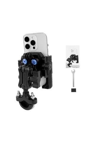 Mechrıg 12.7 - 33 Mm Uyumlu U Tipi Motosiklet Telefon Tutucu