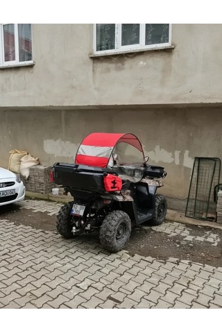 Yanları Açık Kumaş Tente