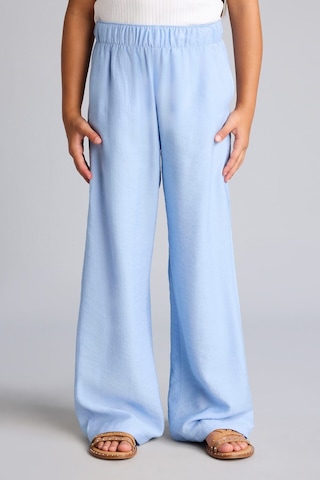 Defacto Straight Wide Geniş Paça Cepli Krinkıl Viskon Pantolon Kız Çocuk G0612a826spbe196 Mavi-be196