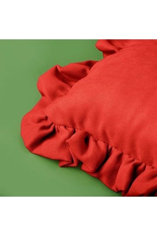 Evidea Soft Maia Sandalye Minderi - Kiremit - 40x40 Cm Kiremit