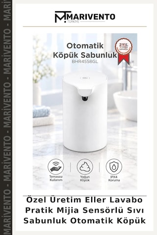 Özel Üretim Eller Lavabo Pratik Mijia Sensörlü Sıvı Sabunluk Otomatik Köpük Çok Renkli