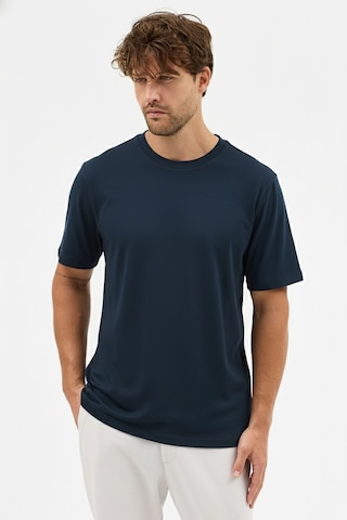 Goffra Erkek Vision Premium Kalite Yoğun Dokulu Pamuklu T-shirt Lacivert M101-r0220-05 Lacivert
