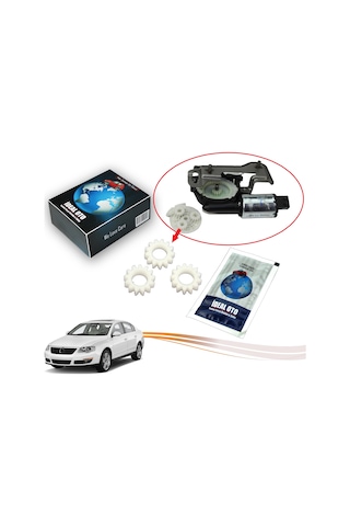 Vw Golf MK5 - Passat B6 Koltuk Bel Desteği Motor Dişlileri 5040101a Ecp500084