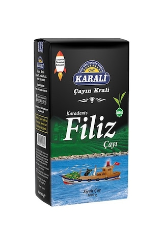 Karali Karadeniz Filiz Siyah Dökme Çay 1 KG
