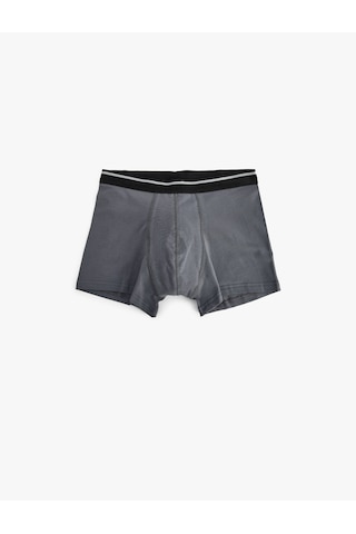 Koton Pamuklu Slim Fit Soyut Desenli 3'lü Boxer Seti Antrasit Desenli 5slm90002mk Antrasit