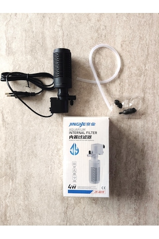 Akvaryum Balıklar İçin Silindir İç Filtre Siyah 4w, 400l/h