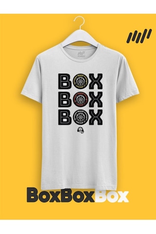 Flood Of Style Box Box Box T-shirt Beyaz