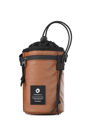 Rhınowalk Rk24933 Polyester Bisiklet Gidon Kök Çantası - Kahverengi