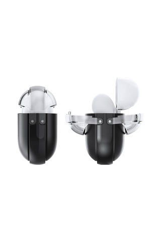 Apple Uyumlu AirPods Pro 2 Zore Airbag 36 Darbelere Karşı Dayanıklı Kılıf-şeffaf-beyaz Şeffaf-beyaz