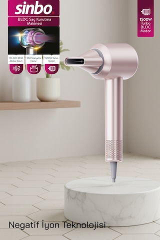 Sinbo Shd-1740 Bldc Saç Kurutma Makinesi - Şampanya Pembe