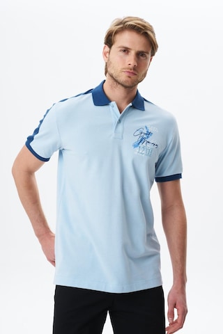 Arma Erkek Regular Fit Baskılı % 100 Pamuk Pike Polo Yaka Tişört Y29374356002 Mavi-m1 Mavi
