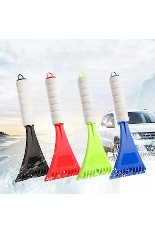 Aubyhe Mavi Pp+eva Arabalar İçin Buz/kardanat Kaldıran Mini Spatula, Kaymaz El Tutucu 10.8x3.2x27cm Mavi