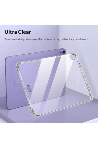 Apple Uyumlu iPad Air 11 2024 Kılıf Redclick Tablet Süper Silikon Kapak