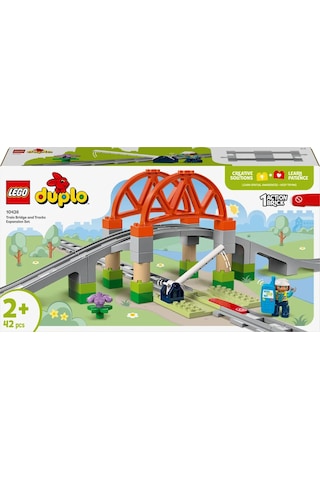 LEGO® DUPLO® Kasabası Tren Köprüsü ve Rayları Ek Macera Seti 10426 - 2 Yaş ve Üzeri Çocuklar İçin Eğitici Oyuncak Yapım Seti (42 Parça)