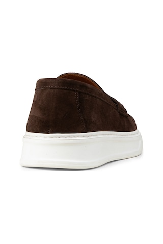 Deery Hakiki Süet Kahverengi Erkek Loafer Ayakkabı - 02043mkhvp01 Kahverengi