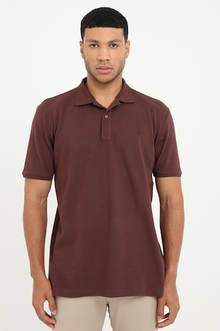 Dufy Erkek Slim Fit Polo Yaka Kahve T-shirt-19297