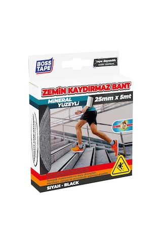 Boss Tape Zemin Merdiven Kaydırmaz Bant 25 Mm x 5 Mt