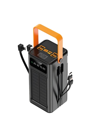 Astraltech Güneş Enerjili Hızlı Şarj Powerbank Taşınabilir Yüksek Kapasiteli 80.000 Çok Renkli