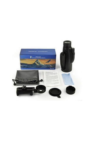 Yetişkin Monoküler Teleskop, Kuş Gözlemciliği İçin Tripod İle Kamp Seyahat