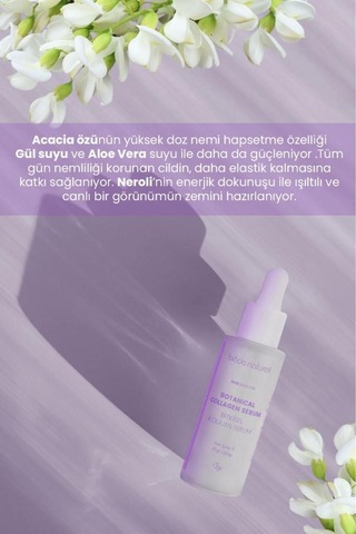 Bade Natural Bitkisel Kolajen Yüz Serumu Yaşlanma Ve Kırışıklık Karşıtı 30 ML