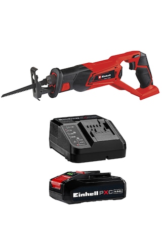 Einhell TE-AP 18/22 Li, Akülü Kılıç Testere Seti (2,5 Ah Akü ve Şarj Cihazı Dahildir)