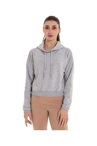Inguz Kapüşonlu Hoodie Gri