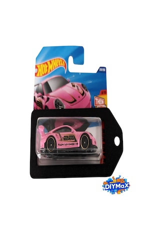 Die-cast Araba Anahtarlık Vitrini 1:64 Model Araba Sergileme Kutusu Slayt Kapaklı Koleksiyon Standı Siyah