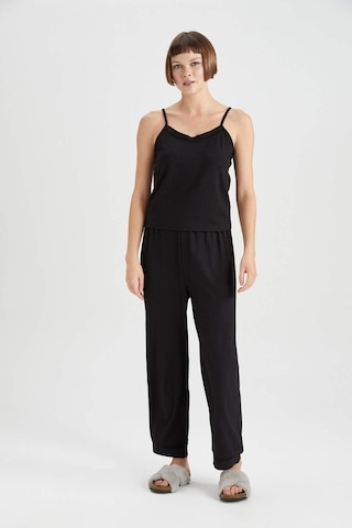 DeFacto Regular Fit Askılı Casual Pijama Üstü-Fall in Love B6560AX23AUBK81