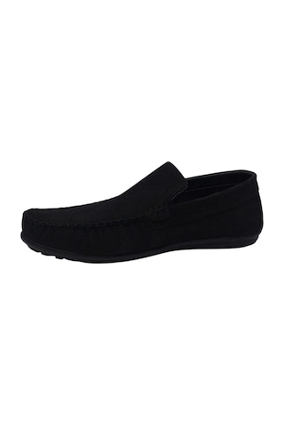 Zerhan Modesa 271 Erkek Siyah Nubuk Deri Loafer Ayakkabı 06765