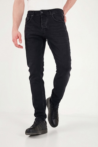 Buratti Pamuklu Slim Fit Normal Bel Jeans Erkek Kot Pantolon 1135c83napolı Siyah
