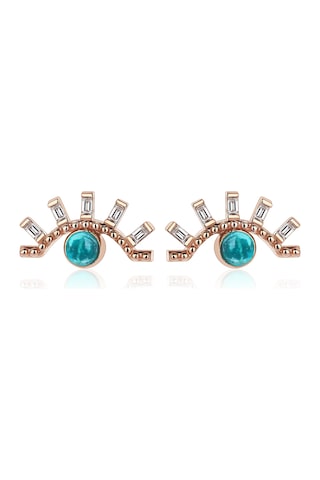 Reis Kuyumculuk Mavi Ay Earring
